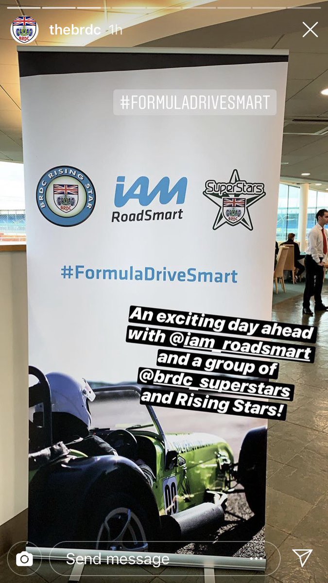 Learning all about safe, skilled and responsible driving today with <a href="/BRDCSilverstone/">BRDC</a> @BRDCRisingStars and <a href="/IAMRoadSmart/">IAM RoadSmart</a>! 👀🚘