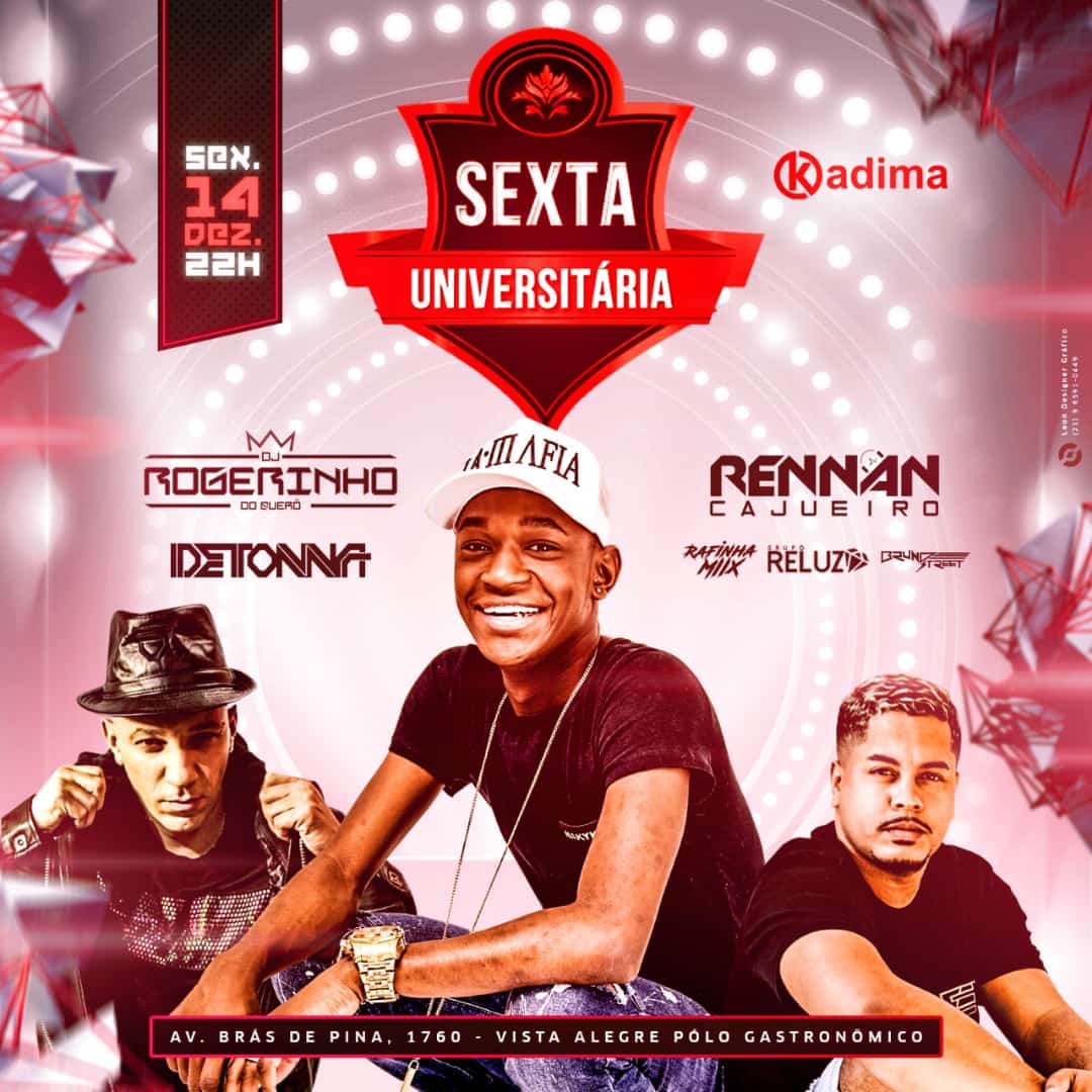 rennandjofc's tweet photo. Sexta tem ritiminho do Cajueiro e do Dg Mix na Sexta Universitária no Kadima, vooooomboraa 💃💃 https://t.co/GlB3civ8du