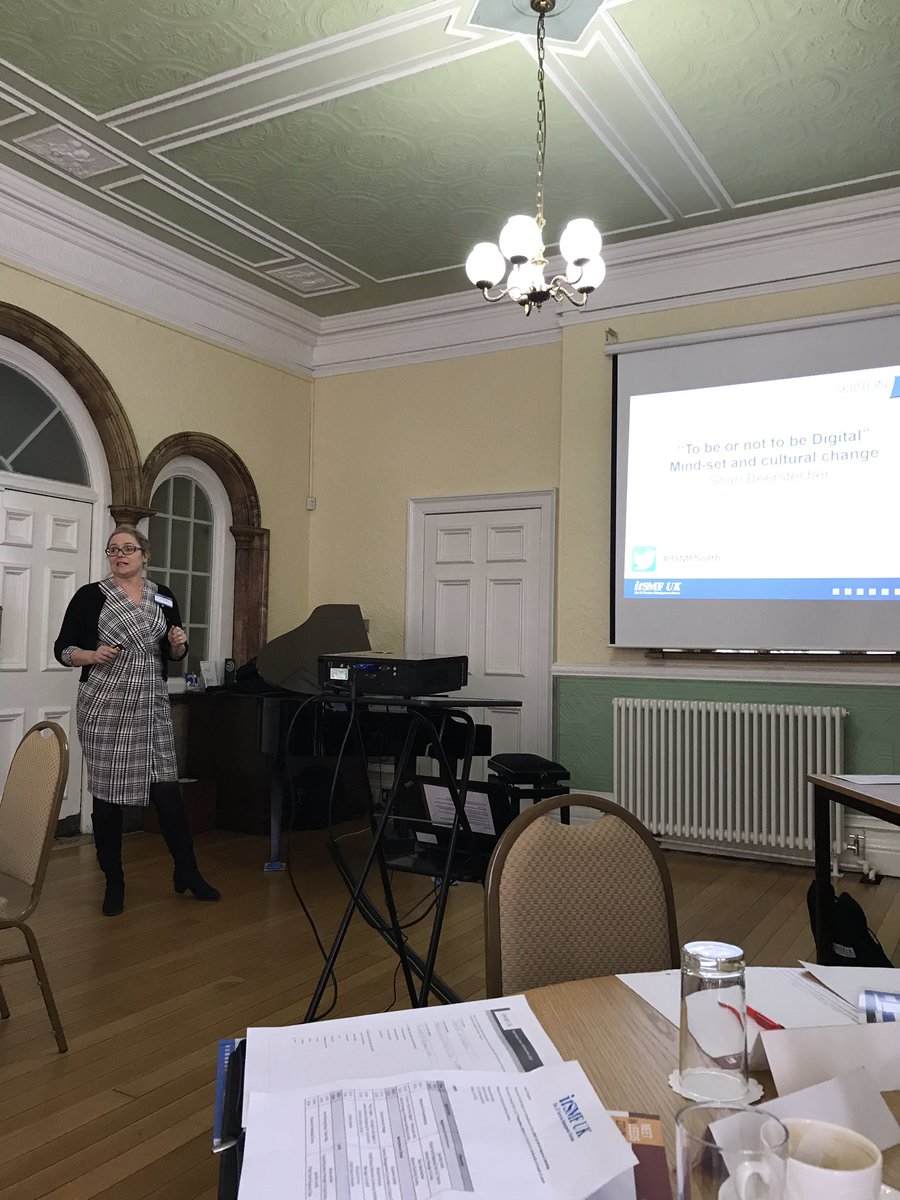 LeylandAnna's tweet photo. @itSMFUKNorthReg fantastic opening talk from Shan Beerstecher from @skiptonbs on its #digital #transformation experience #insightful #honest #CX #itSMFNorth https://t.co/7VnXKHe0bp