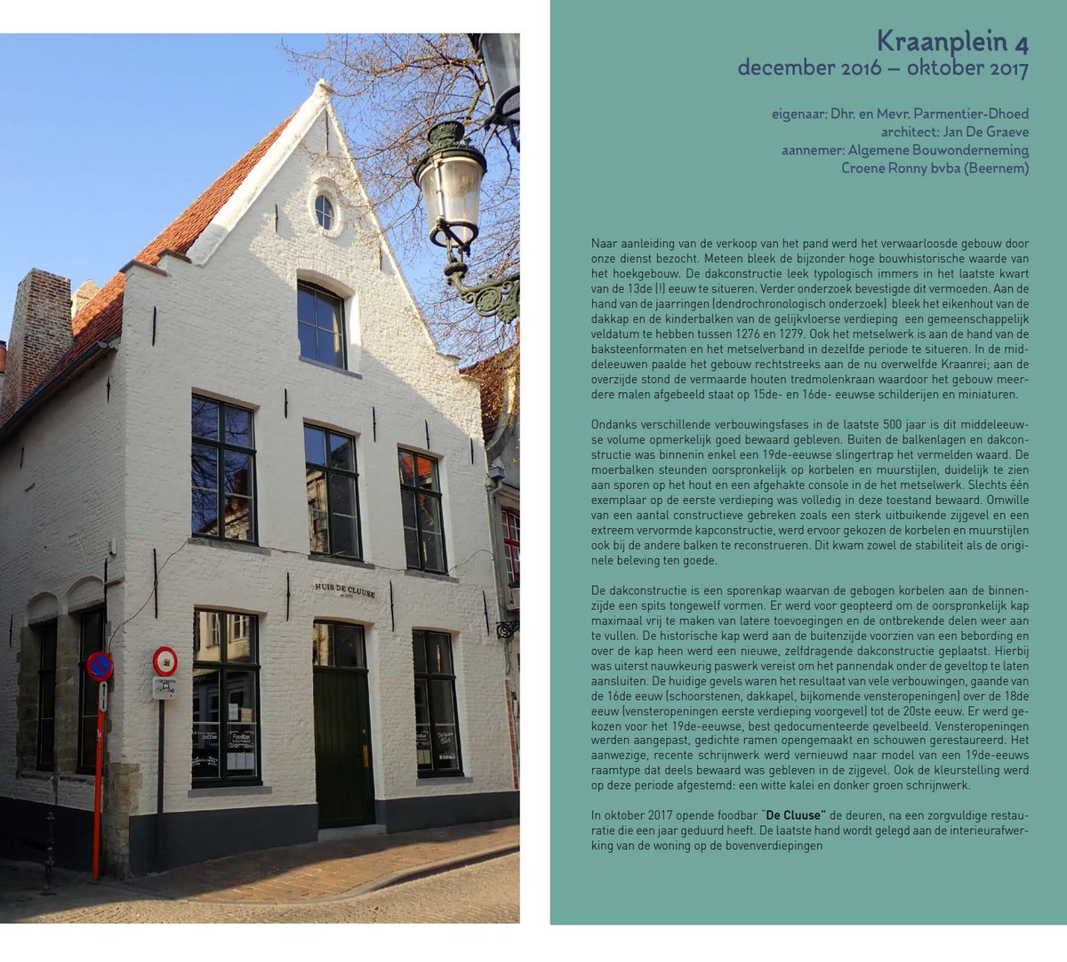 Gisteren deelde Stad #Brugge voor de 4de keer de #Monumentenprijs uit. De eigenaars van deze gerestaureerde panden werden in de bloemetjes gezet:
🥇1ste prijs: Kraanplein 4
🥈2de prijs: Cordoeaniersstraat 13
🥉3de prijs: Timmermansstraat 12
🏅Publieksprijs: Sint-Amandsstraat 7