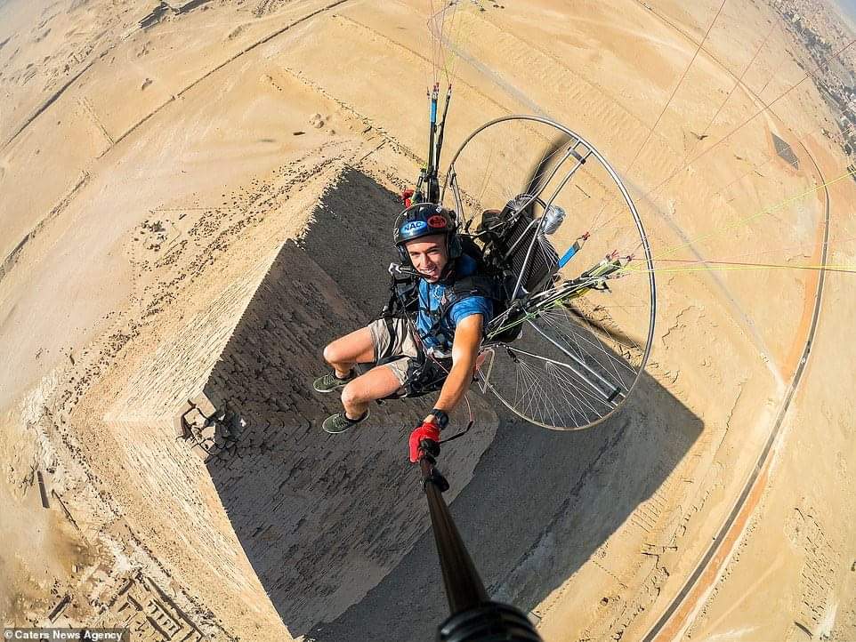 #EGYPT_PYramiDs_skydiving_paramotor_FreeFall_❤_birdsuit