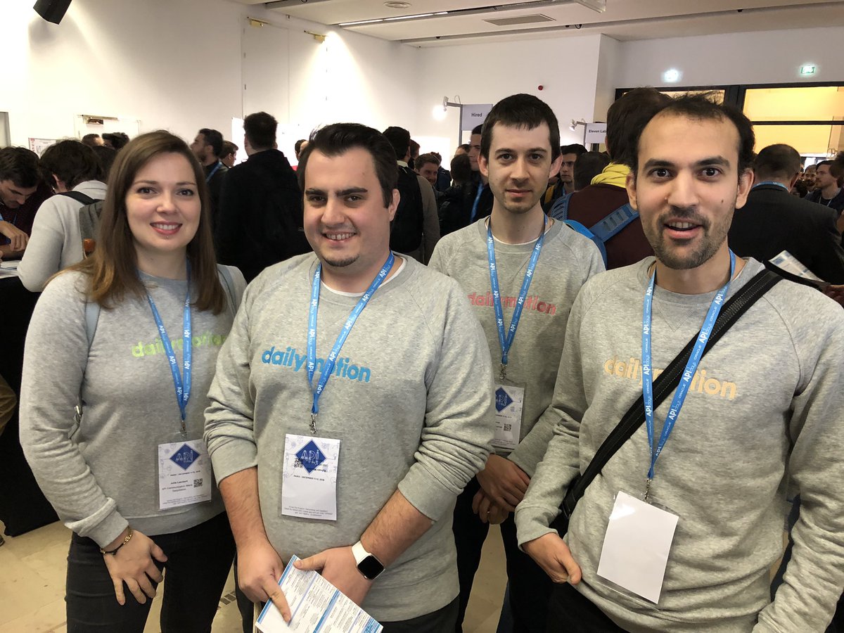 dailymotionEng's tweet image. Meet dailymotion API team at the #APIDaysParis 2018! #APIdays #TheNewAPIStack #ProgrammableSociety