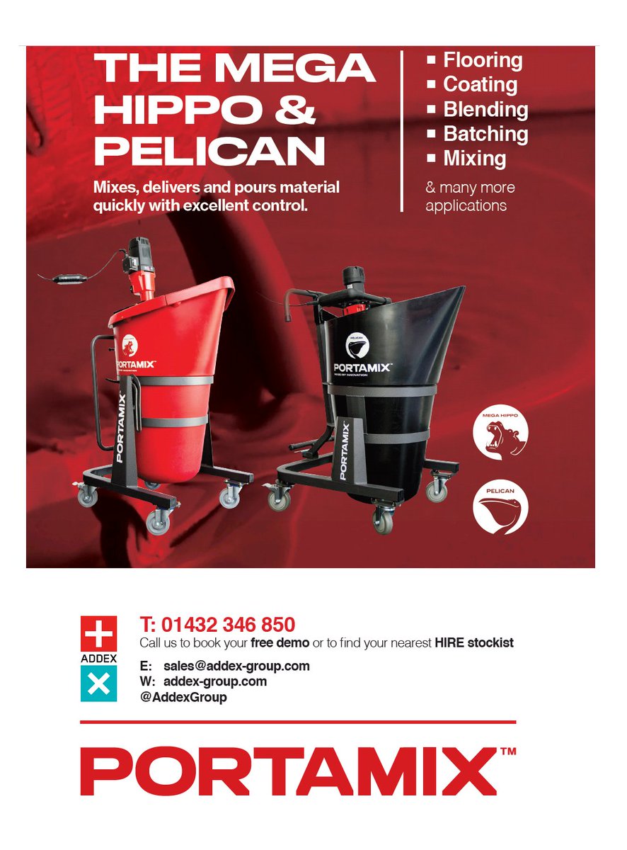 The PORTAMIX HIPPO &amp; PELICAN #MIXERS for #construction #site ... you could also use it for mixing up the #Christmas dinner gravy too...