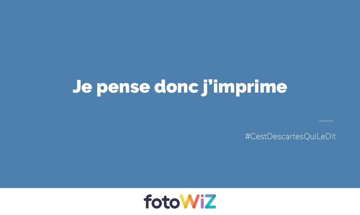 Un petit conseil, ne pensez pas trop et imprimez VITE vos plus beaux souvenirs sur fotowiz.fr 📸😉