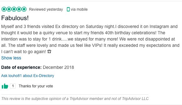 Nothing makes us happier...

#feelingthelove #christmas #reviews #smallbusiness #independentliverpool #clientlove #tripadvisor