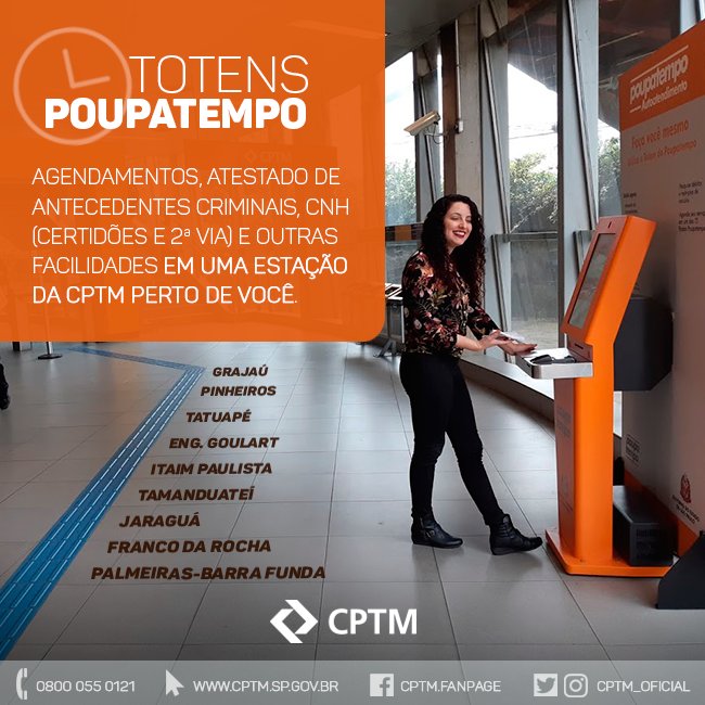 Poupatempo - Os totens de autoatendimento do Poupatempo