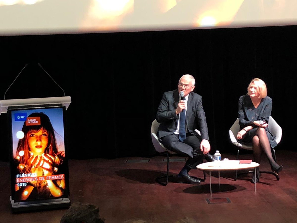 À #EnergiesDeFemmes pour confirmer mon engagement à accélérer la féminisation de nos instances dirigeantes et de nos métiers techniques &amp; numériques. Nous travaillons aussi avec des économistes spécialisés sur le calcul de la rémunération pour soutenir l’#ÉgalitéFH salariale.