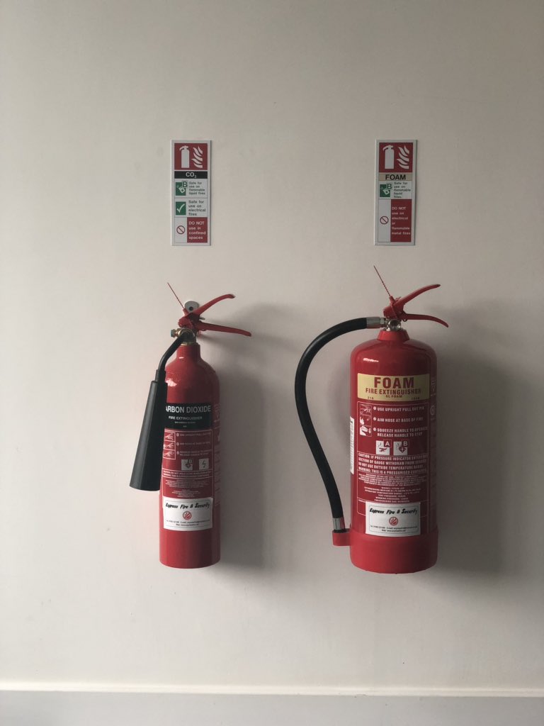 expressfire1's tweet image. Nice installation of 6 fire points and a new service contract on a fire alarm system in an office block in Teignmouth today.