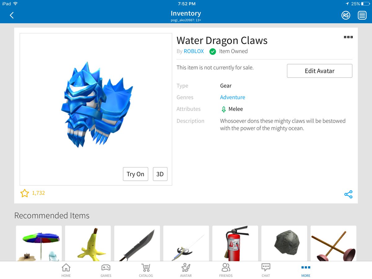 Charlesrblx 07 Charles77661123 Twitter - how to get the water dragon claws in roblox