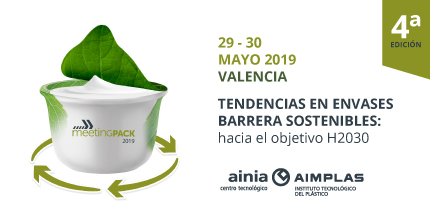 #MeetingPack2019, Tendencias en #envases barrera sostenibles: hacia el objetivo H2030
📆 29-30/05/2019
📍 Valencia
ℹ️ goo.gl/X3bMGF
<a href="/ainiatecnologia/">ainia</a> <a href="/aimplas/">AIMPLAS</a>
#poscosecha #postcosecha #postharvest #envasado #packaging