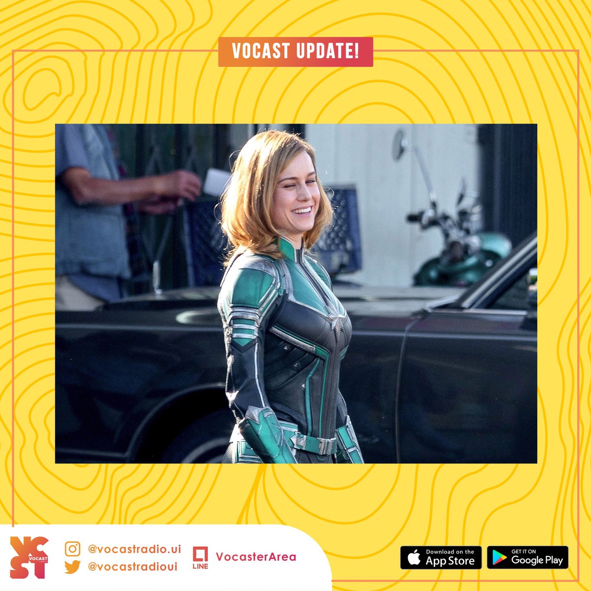 [VOCAST UPDATE!]
Bermain di film Captain Marvel, Brie Larson mengaku sempat ragu menerima tawaran tersebut loh, Vocaster! Kira-kira kenapa yaa?
-
Nah! Pantengin Vocast Update only on Vocast Radio
Stream on Vocast.ui.ac.id
-
Vocast Radio
Bring Your Voice To The World!