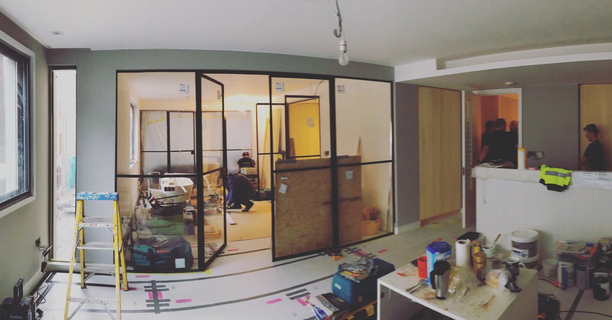 The crittall doors by <a href="/ottostumm/">OTTOSTUMM</a> are in at our #Shoreditch loft renovation and they completely transform the space!
.
➕➕➕➕➕➕➕➕➕➕➕➕➕
.
.
#milkhomes #milkshoreditchloft #ottostumm #crittalldoors #shoreditcharchitect