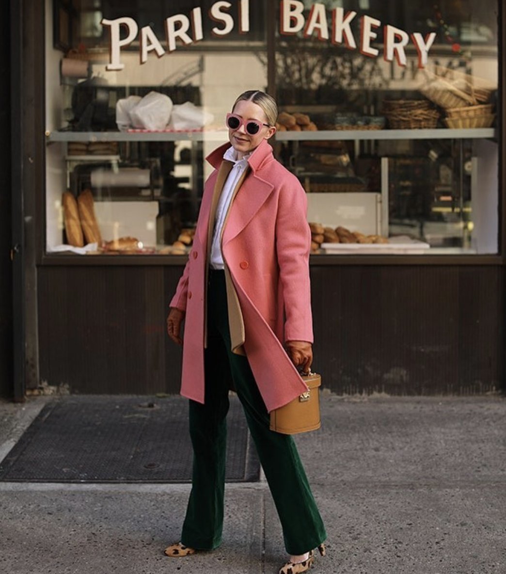 manteau sezane rose