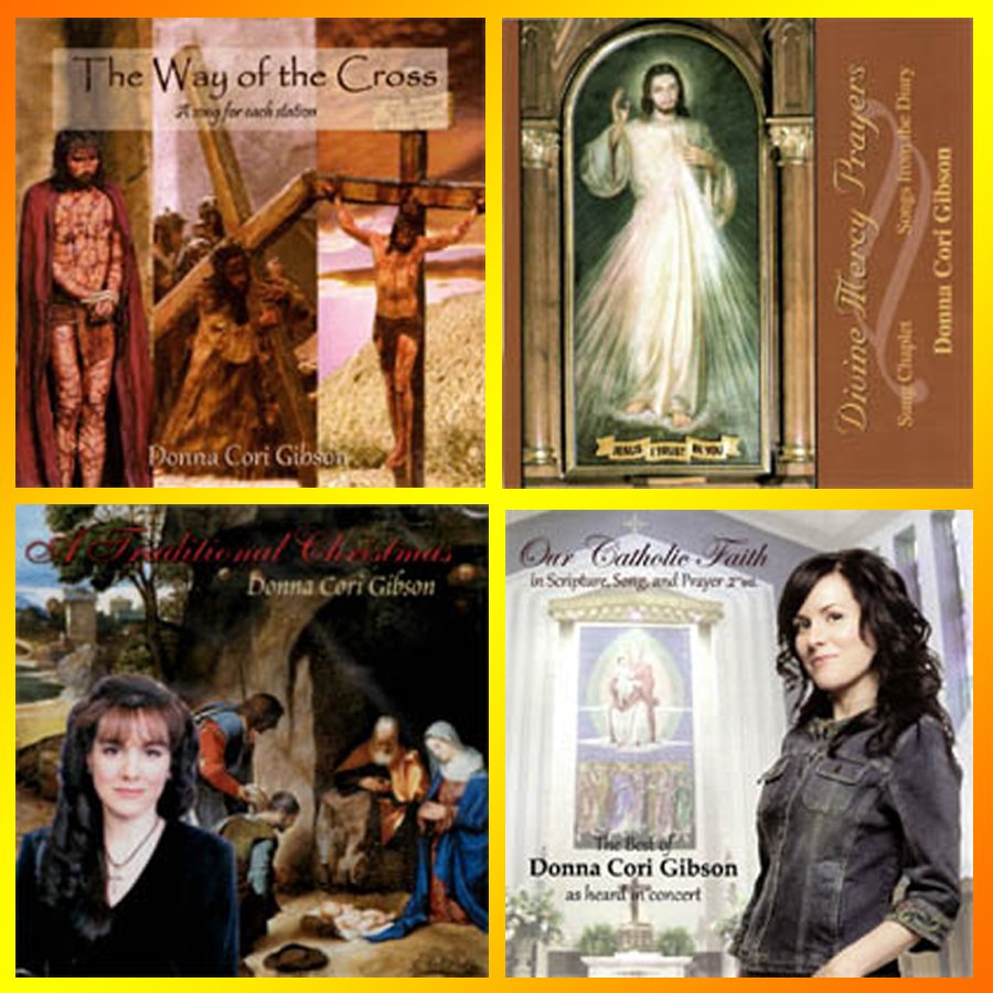 The best Catholic #singers like #DonaCoriGibson are dedicated to come up with those Catholic songs which will inspire you to rock solid your faith in God. Get those on donnacorigibson.com #bestCatholicsingers #Catholicsinger #Catholicsong