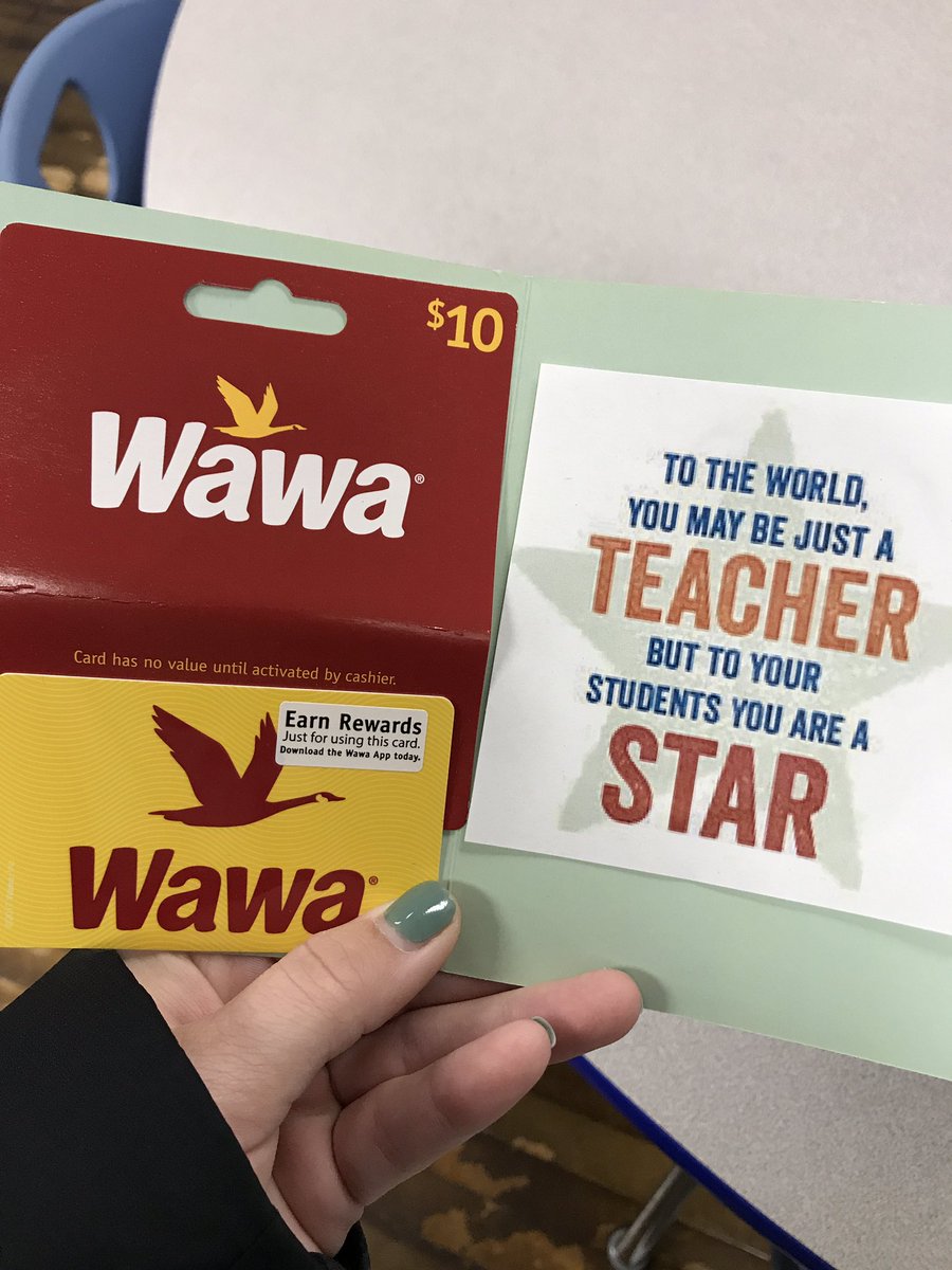 WESMissRick's tweet photo. Have to love the gift card fairy! 🧚‍♂️ 🥰 https://t.co/J3jxU6tkeU