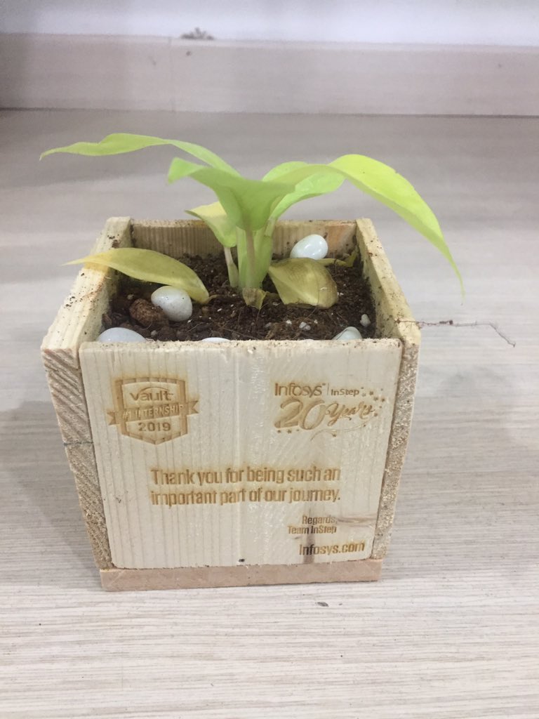 Harleen9128's tweet image. What a thoughtful way of thanking mentors of Infosys intership program Instep. Thank you instep team! @Kisha_Gupta @Infosys #InfosysInstep