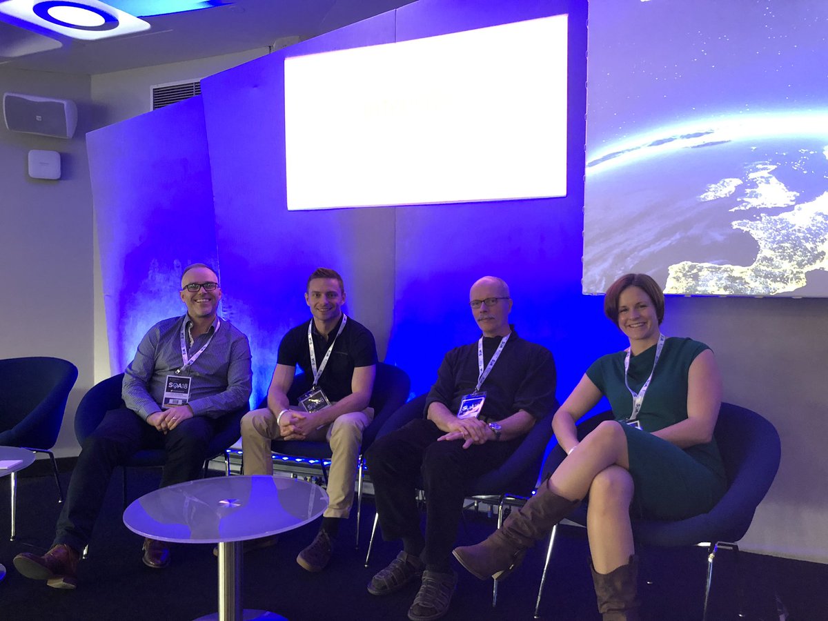 icmteaching's tweet photo. #SOA2018 panel shot from the ultrasound session. Great to meet Paul Mayo #legend. https://t.co/cIHm76rCFc