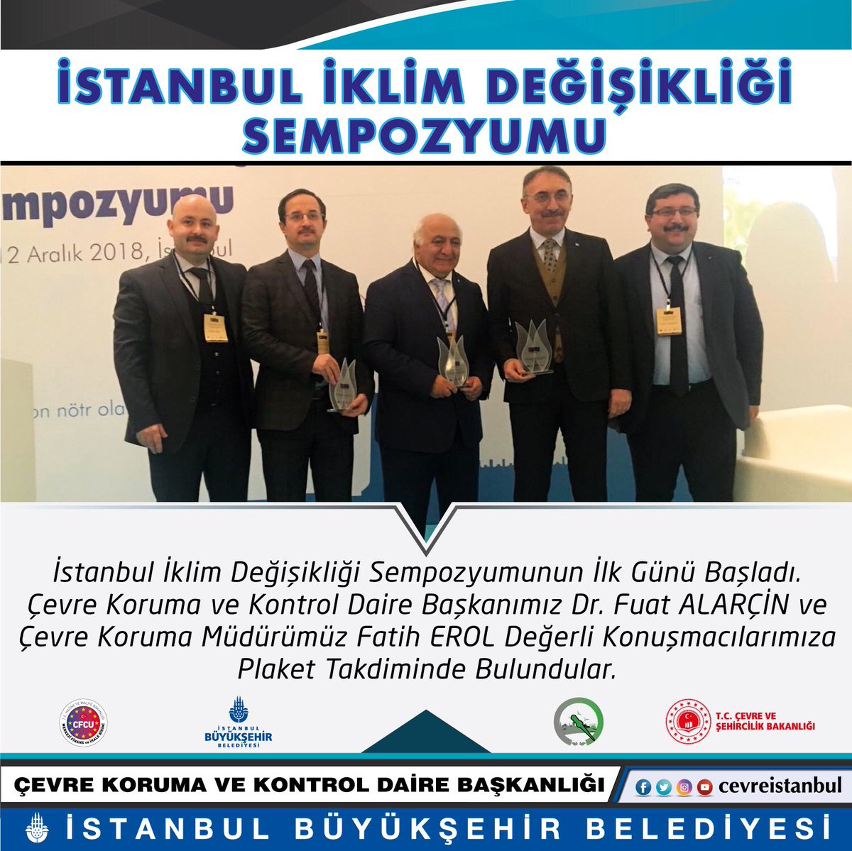 İstanbul İklim Değişikliği Sempozyumunun İlk Günü Başladı.
#salı #türkiye #istanbul #iklim #sempozyum #çevre #doğa #büyükşehir #belediye #hava #deniz #kirlilik #su #orman #ibbsifiratik #sıfıratık
