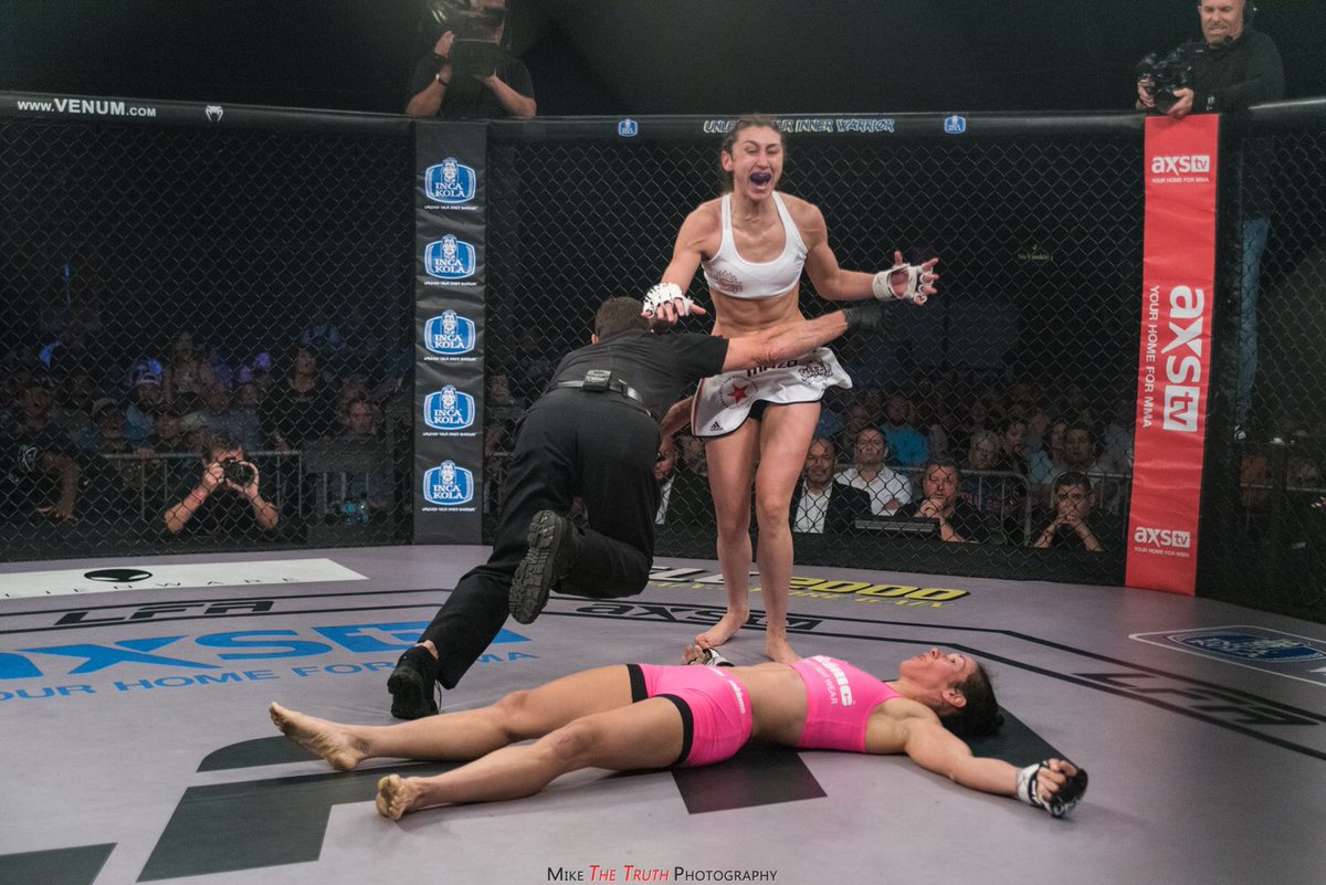 Congrats to the “#Colombian Queen”! Another <a href="/LFAfighting/">LFA</a> champion headed to the @UFC. Yo can see yhe excitment on <a href="/SabinaMazo/">sabina mazo</a>’s face! #MMA #WMMA
instagram.com/p/BrQdRnyAhQW/