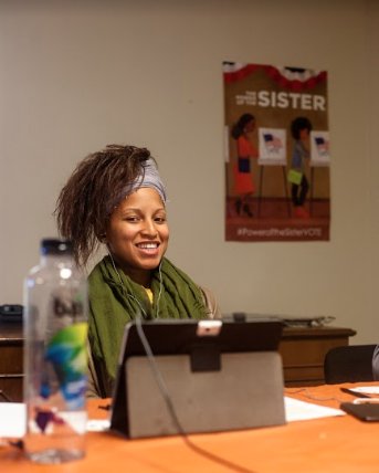 GA_STANDUP's tweet photo. Georgia STAND-UP has had an excellent year! We surpassed our goal and registered 7,107 community members and come election season our hard working phone bankers reached out to 574,943 people and encouraged 38,859 people to vote. #time4apowershift #gastandup #standupandvote https://t.co/1z3rX0rt1b