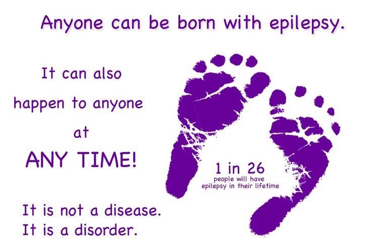 Anyone can be born with epilepsy
It can happen to anyone at any time!

#Knowyourfacts
#FactsMatter 
#EpilepsyAwareness