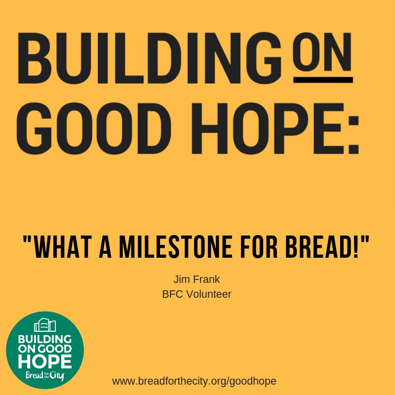 In order to uphold our commitment to dignity, respect, service, and justice, we are opening a new center in Ward 8. This is a huge milestone for Bread for the City! #buildingongoodhope #selove #comingin2020