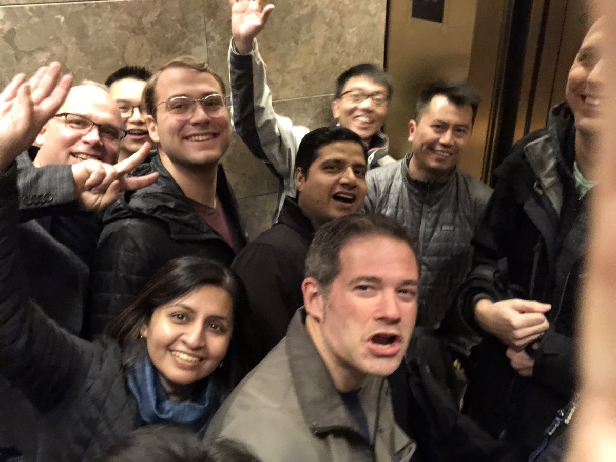 Team <a href="/Intuit/">Intuit</a> going for a #KubeCon dinner...