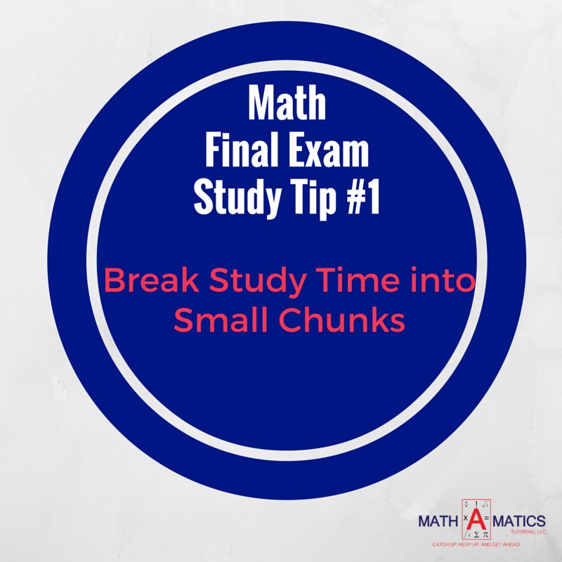 MathamaticsT's tweet image. Studying in small chunks of time and taking breaks in between can help you retain more information. Experts believe the average concentration dies at around 18-20 mins. #FinalExamTips #HighSchool #MiddleSchool #study #finals #math