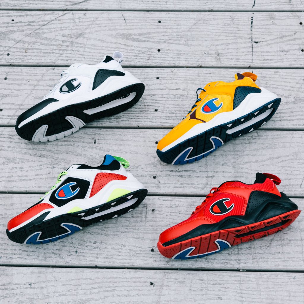 champion shoes 93eighteen on feet