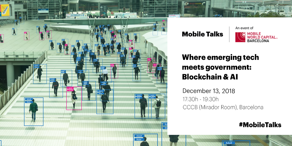 Startups_Cat's tweet image. Atenció! Aquest dijous @MWCapital celebra el #MobileTalks “Where emerging tech meets government: #Blockchain &amp;amp; #AI” al @cececebe. Inscriu-te! eventbrite.com/e/entradas-whe…