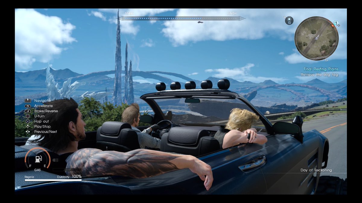 GaryBrackstone's tweet photo. Revsiting a game #ff15 #PS4share https://t.co/zvYuCUM5DY