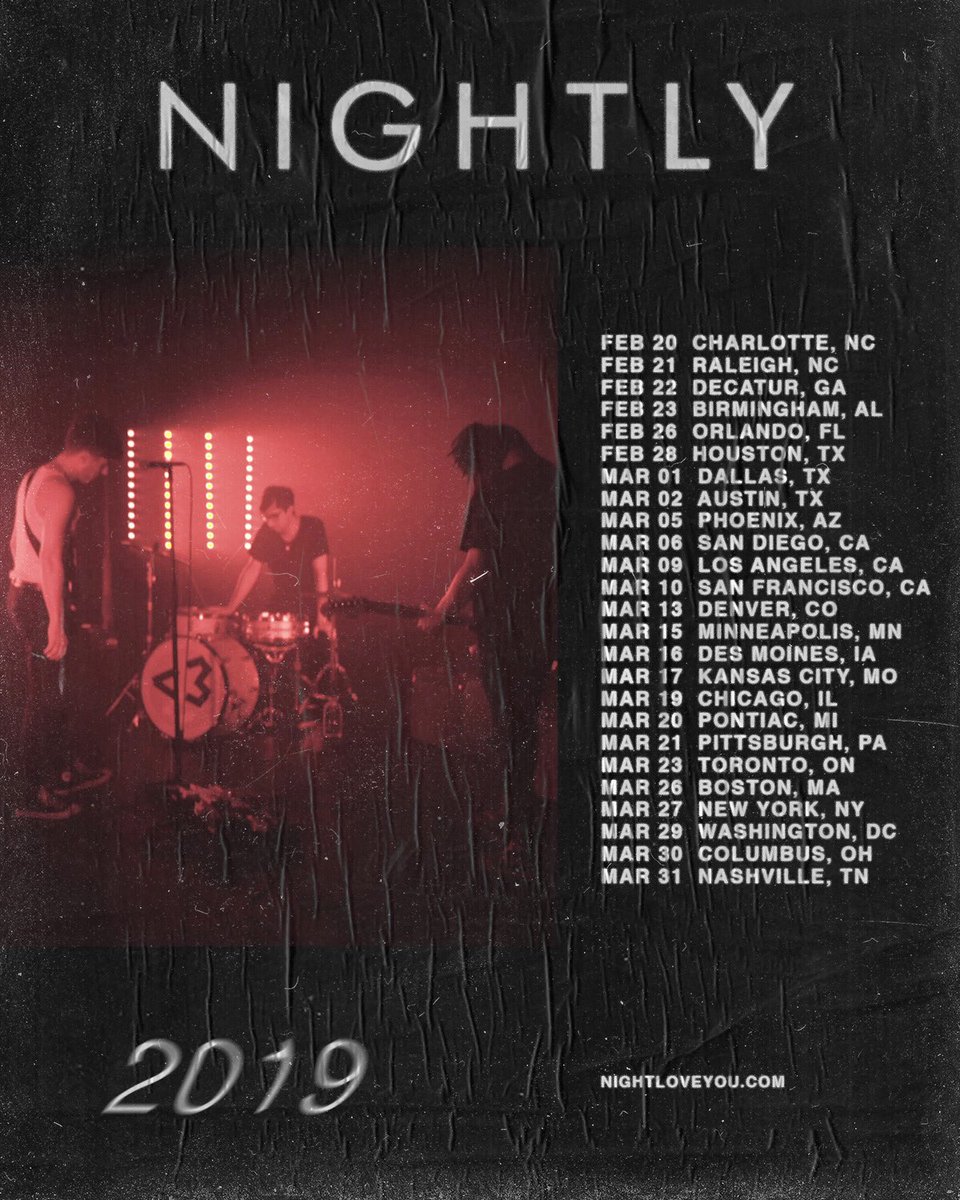 Nightly's tweet image. finally, the headline tour. can&apos;t wait for this. tix on sale friday at 10am &amp;lt;3