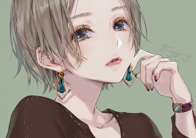 秋色メイク.4 