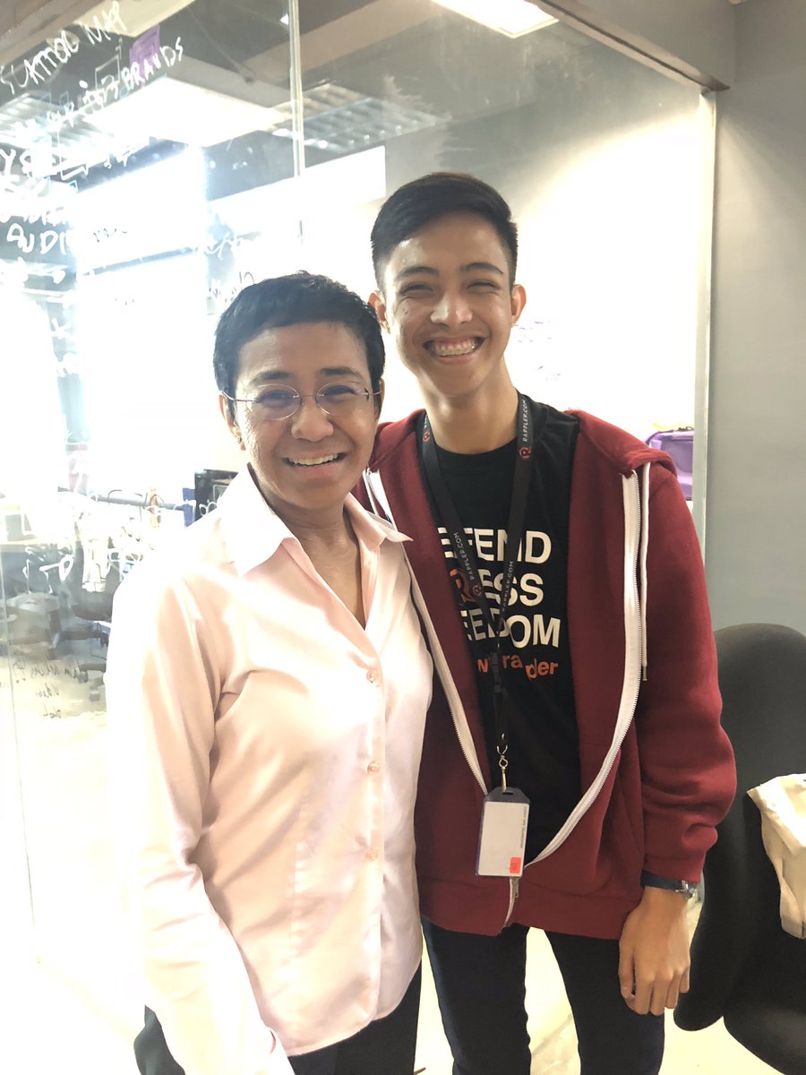 KurtAdrianDP's tweet photo. I stand beside one of TIME’s Person of the Year 2018!
Congratulations , Maria! Thank you for the courage. 🧡
#DefendPressFreedom #SupportRappler https://t.co/k5EP4Hc874