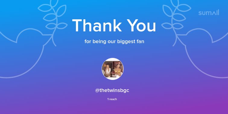 IsThat_Shade's tweet photo. Our biggest fans this week: @thetwinsbgc. Thank you! via https://t.co/9pjyqGwpNy https://t.co/1KxKWzx2hP