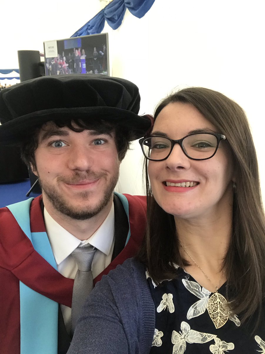 One very proud person today at James’ PhD graduation 👨‍🎓