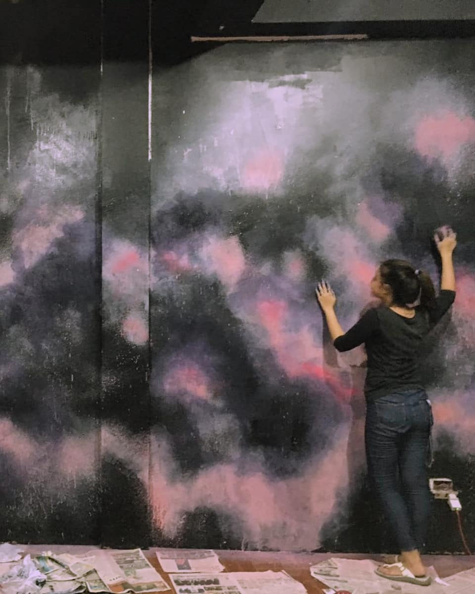 coulrojune's tweet photo. The making of Dream District 🖌🌌 https://t.co/7g96y3v44T