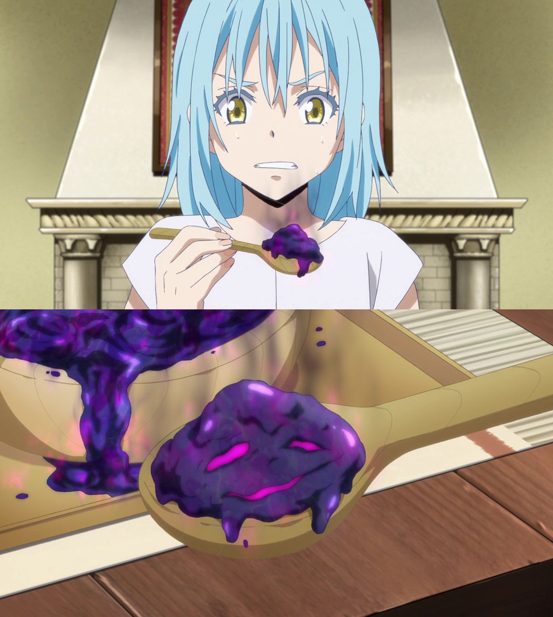 That Time I Got Reincarnated as a Slime on Twitter: "Every MC's worst  nightmare: Girl's cooking https://t.co/Q0IFYysjpV" / Twitter
