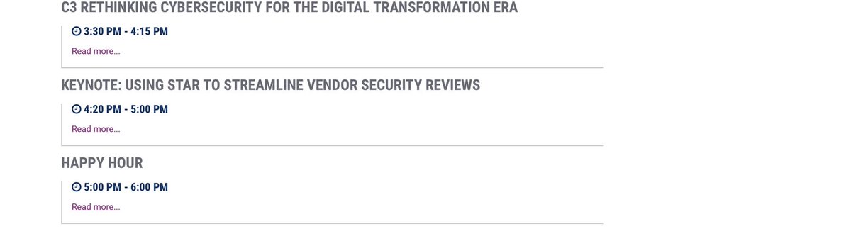 chronis's tweet image. When your #CSACongress keynote is right before happy hour...  

Representing @NTSC_CISO at the @cloudsa Congress in Orlando.  Releasing  joint CSA/NTSC white paper on using CSA’s STAR to streamline vendor security.  There is a shout out to @CDSAonline (TPN) in the paper.