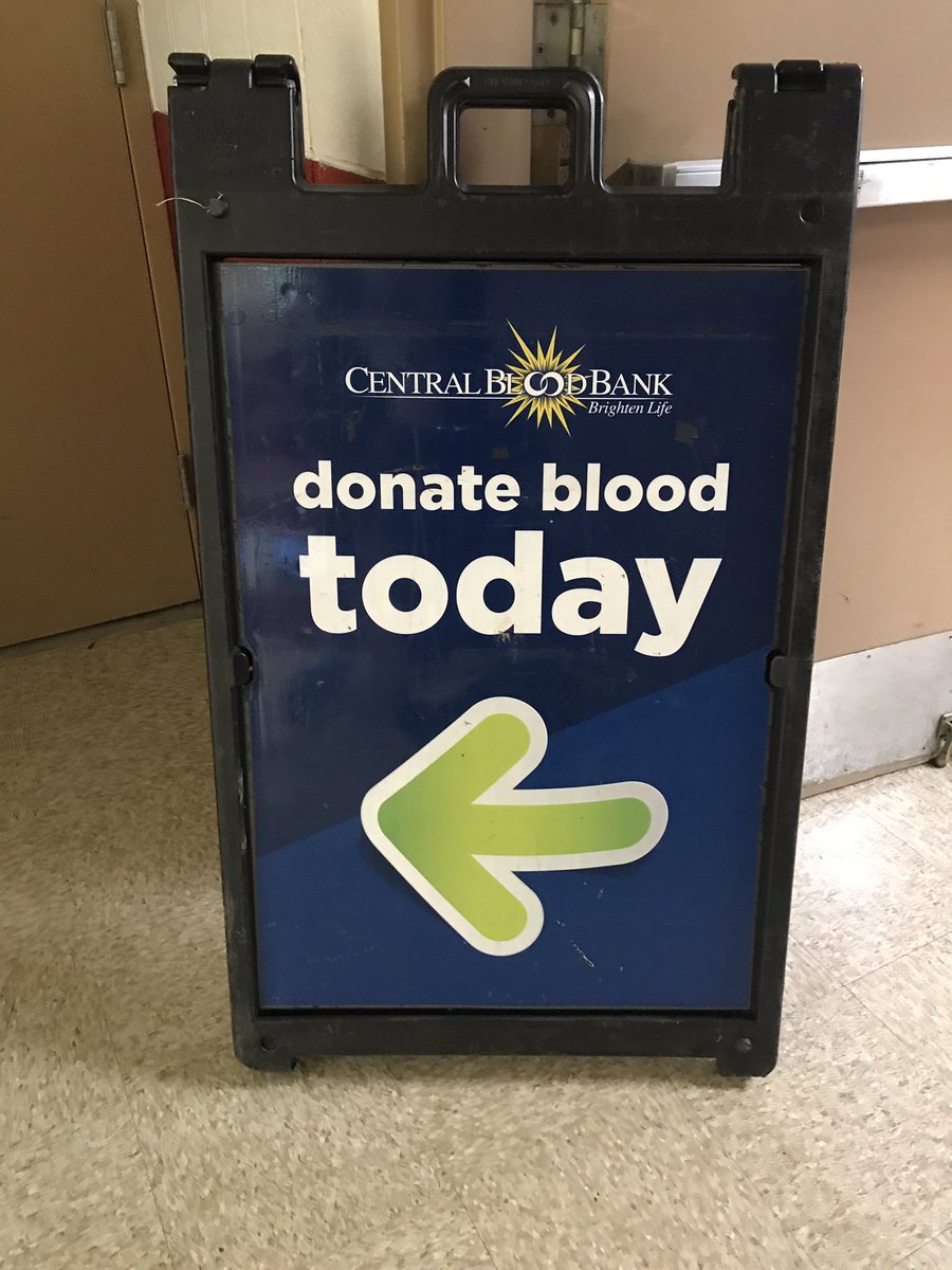 frazier_hs's tweet photo. Don’t forget to stop by the gymnasium and donate blood. We will be here until 1:30. @NationFrazier @centralbloodorg #donate #give #save3 https://t.co/Xd37JhmJbT