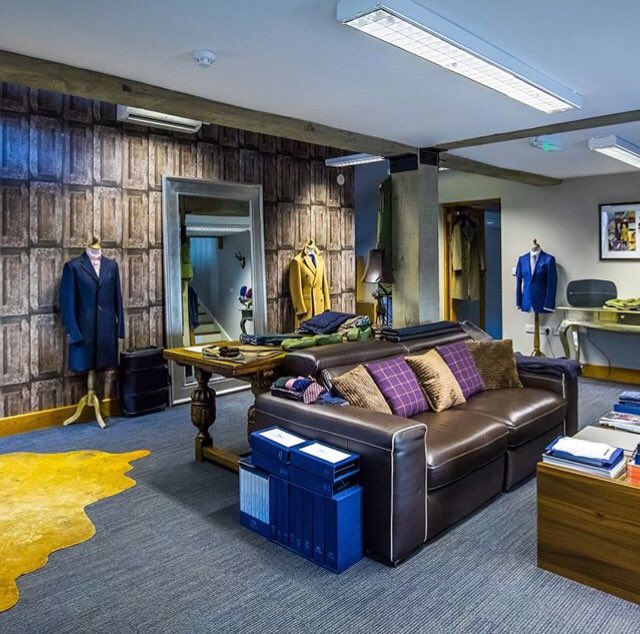 Busy day in the store today. Got a number of new clients and fittings for existing clients. A very busy month for us #bespoke #savilerow #madetomeasure #ribblevalley