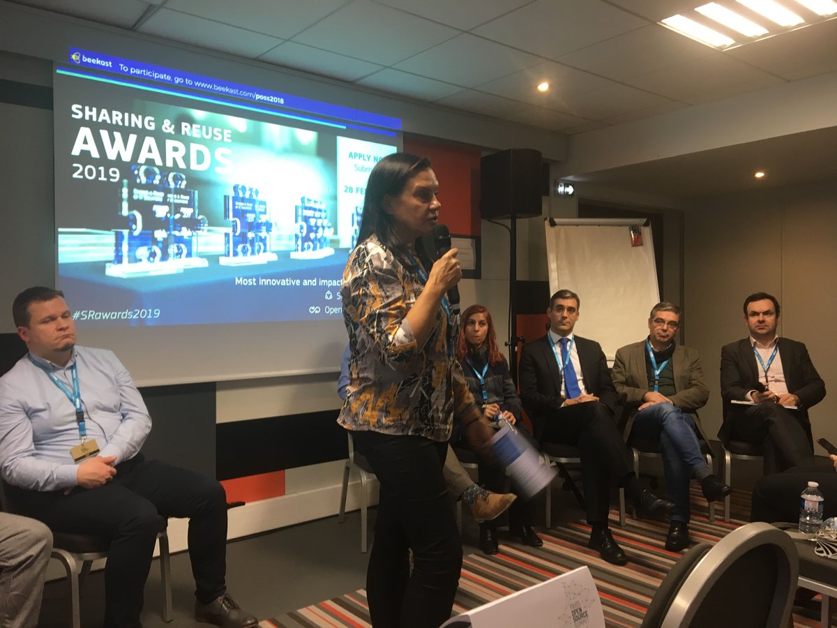 linkare's tweet photo. Linkare's CEO and Vice President of @ESOP_PT Paulo Ribeiro at @OSS_Paris, as one of the panelists for "Open source software in European public services: policies, strategies and security" hashtag#opensource hashtag#ossparis18 https://t.co/r6LdHqb5tC