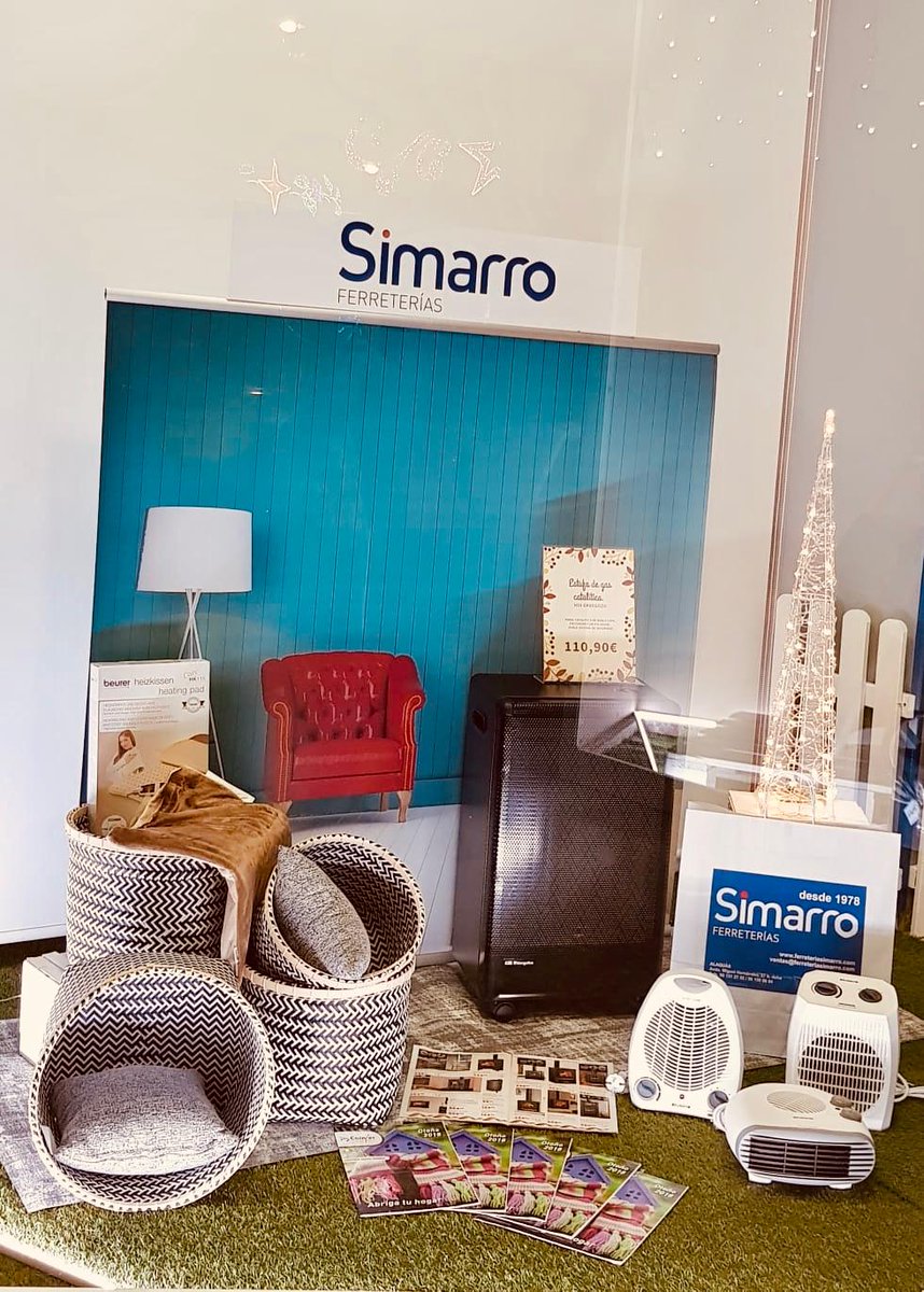 SimarroFERRETERIAS (@simarroferret_) on Twitter photo Prepara tu #Navidad con <a href="/SimarroFerret_/">SimarroFERRETERIAS</a>
Estamos contigo desde 1978
ferreteriasimarro.com
<a href="/ROLSEROFICIAL/">ROLSER, S.A.</a> #com8
#AitanaTextil
<a href="/KarmekOne_Iberi/">Karmek One Ibérica</a> #Garlux
#ElectroDh <a href="/Beurer_UK/">Beurer UK</a> #alfadyser
#kuken Prepara tu #Navidad con <a href="/SimarroFerret_/">SimarroFERRETERIAS</a>
Estamos contigo desde 1978
ferreteriasimarro.com
<a href="/ROLSEROFICIAL/">ROLSER, S.A.</a> #com8
#AitanaTextil
<a href="/KarmekOne_Iberi/">Karmek One Ibérica</a> #Garlux
#ElectroDh <a href="/Beurer_UK/">Beurer UK</a> #alfadyser
#kuken