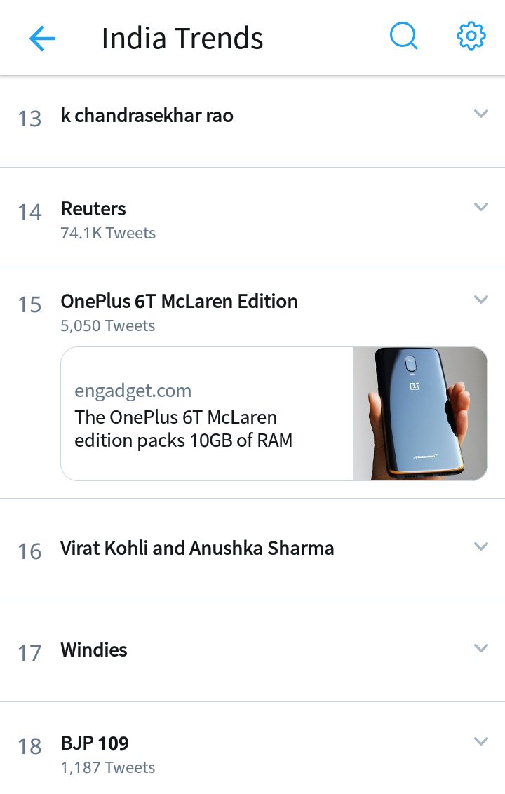 VirushkaWorld's tweet photo. Trend Update |
1. Virat Kohli and Anushka Sharma are trending in India Trend.
2. #HappyAnniversaryVirushka is trending in tailored trend. https://t.co/lN6kowh31s