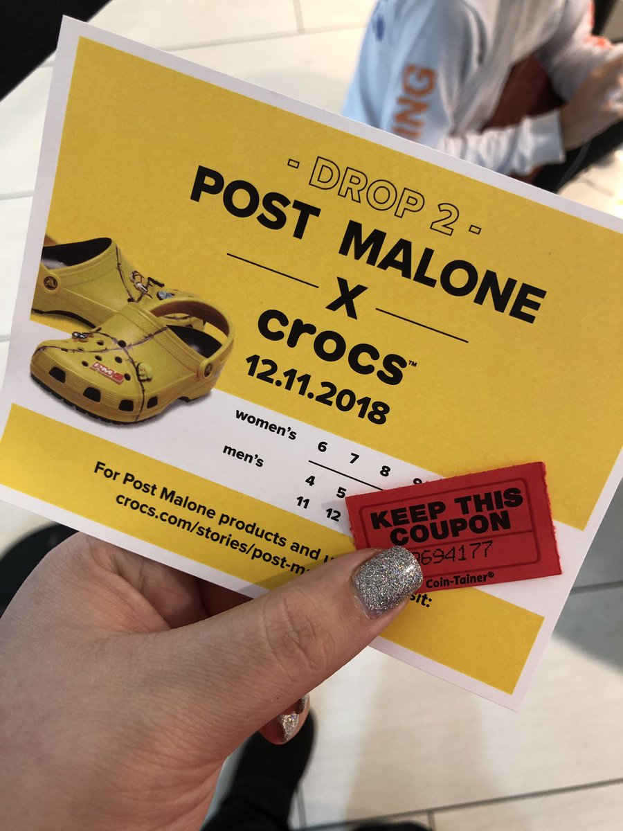 croc coupon 2018