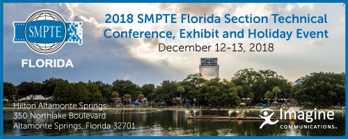 Imagine_Comms's tweet photo. . @Imagine_Comms shares video-over-IP insights and innovations @smpteconnect @smptefl Section Technical Conference, Exhibit &amp; Holiday Event. Let’s talk next-gen workflows, Dec. 12-13, Hilton Altamonte Springs, FL. https://t.co/BY7xgsOYnE https://t.co/D3o4xAfrYd