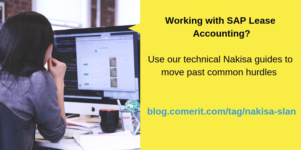 comerit's tweet image. Calling all #SAP #consultants - our collection of #LeaseAccounting technical guides is here to help you avoid common pitfalls in SLAN. Get started here: hubs.ly/H0fSjJb0