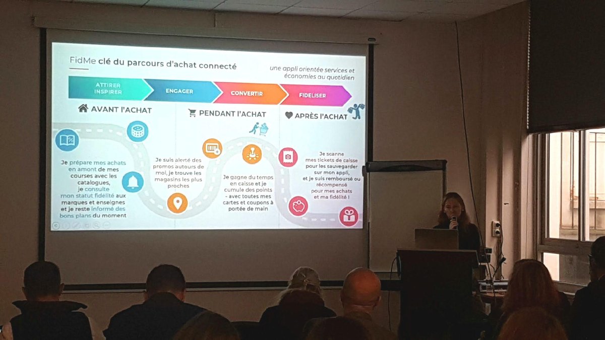 [Conf.] Comment adresser le bon contenu, au bon #shopper , au bon moment de son parcours d'achat, avec les leviers mobiles <a href="/fidme/">fidme</a> 📲 En direct de la journée #Promotion #Digital2Store #Drive2Store #promoreseach #Retail #MobileRetail #ShopperData #Data #Mobilemarketing