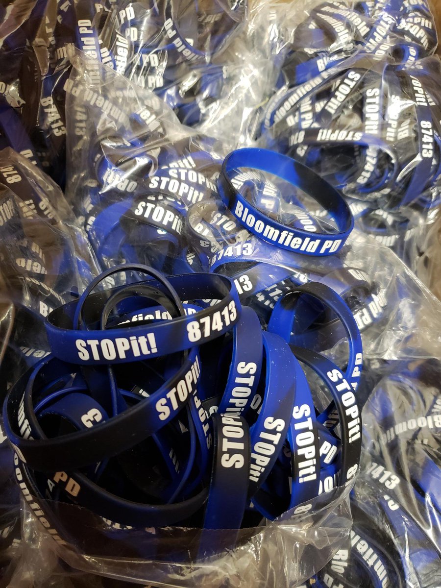Do you have your <a href="/STOPitSolutions/">STOPit Solutions</a> wristband?  Stop by the PD and pick one up!  Complete with the PD access code.  #stopit #stopitapp #bpd #bloomfieldpd #supportchiefmatthews
