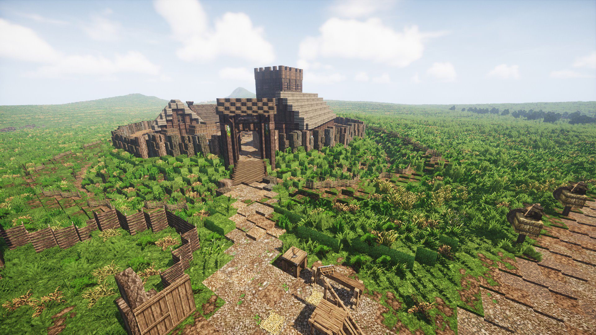 Twitter 上的ardacraft A Fort In The Eastemnet Rohan Weareconquest Lotr Minecraft T Co 41kqypkmf7 Twitter